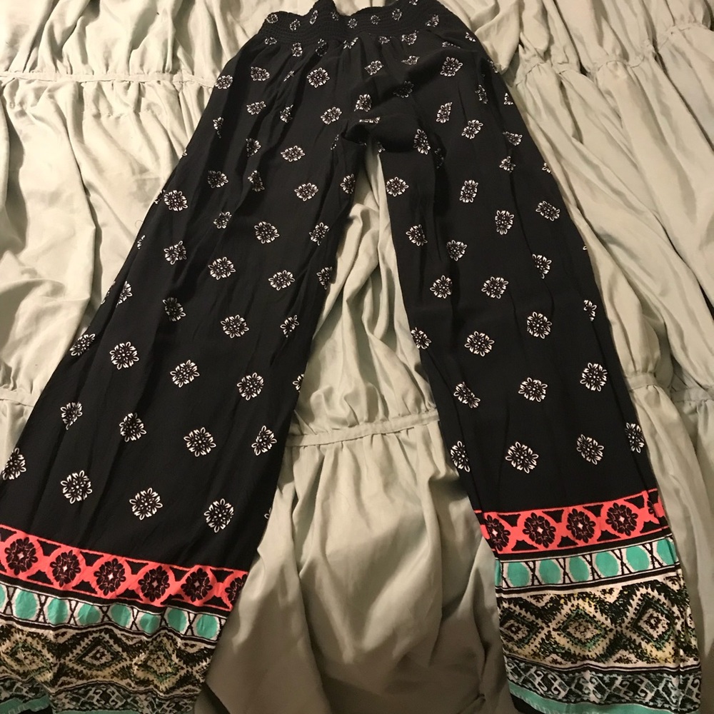 Cotton pattern pants